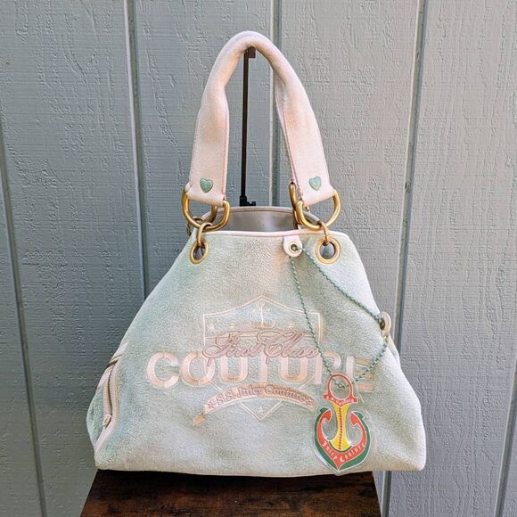 Juicy Couture Handbags - Juicy Couture Y2K First Class Couture Velour XL Slouch Tote Bag